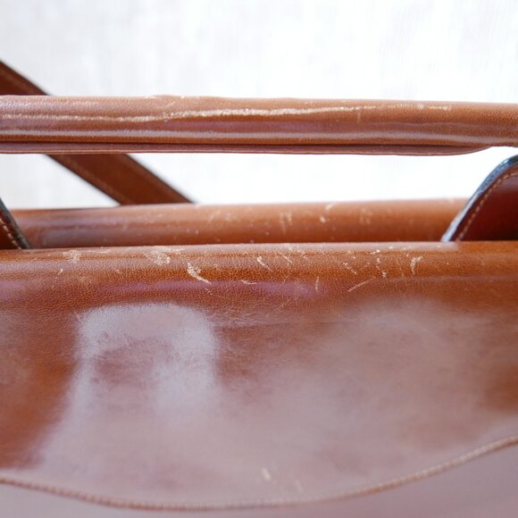 Vintage Leather Handbag Made in Florence Italy - Picture 10 of 10